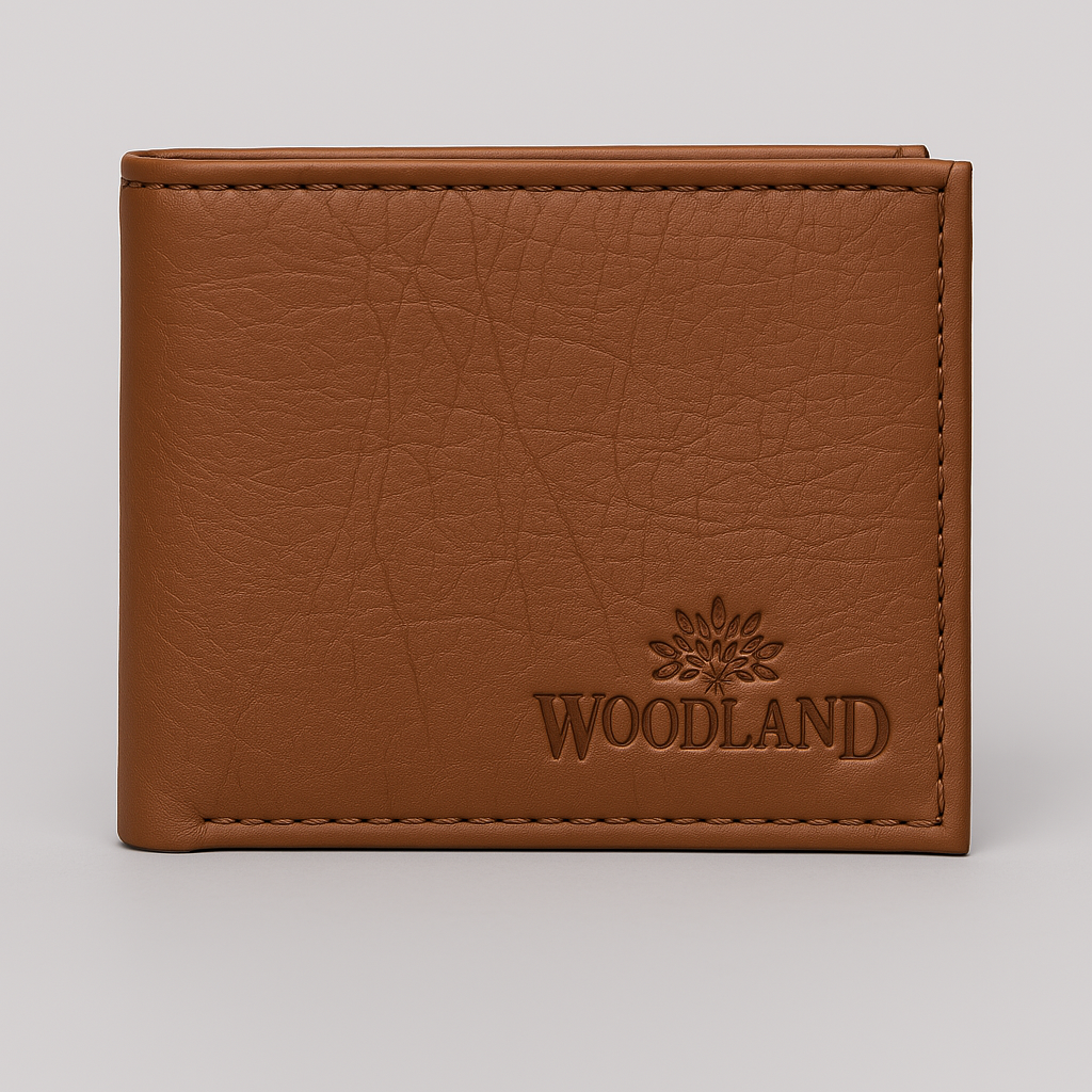 Premium Men’s Leather Wallet – Slim Bifold (Tan & Black)