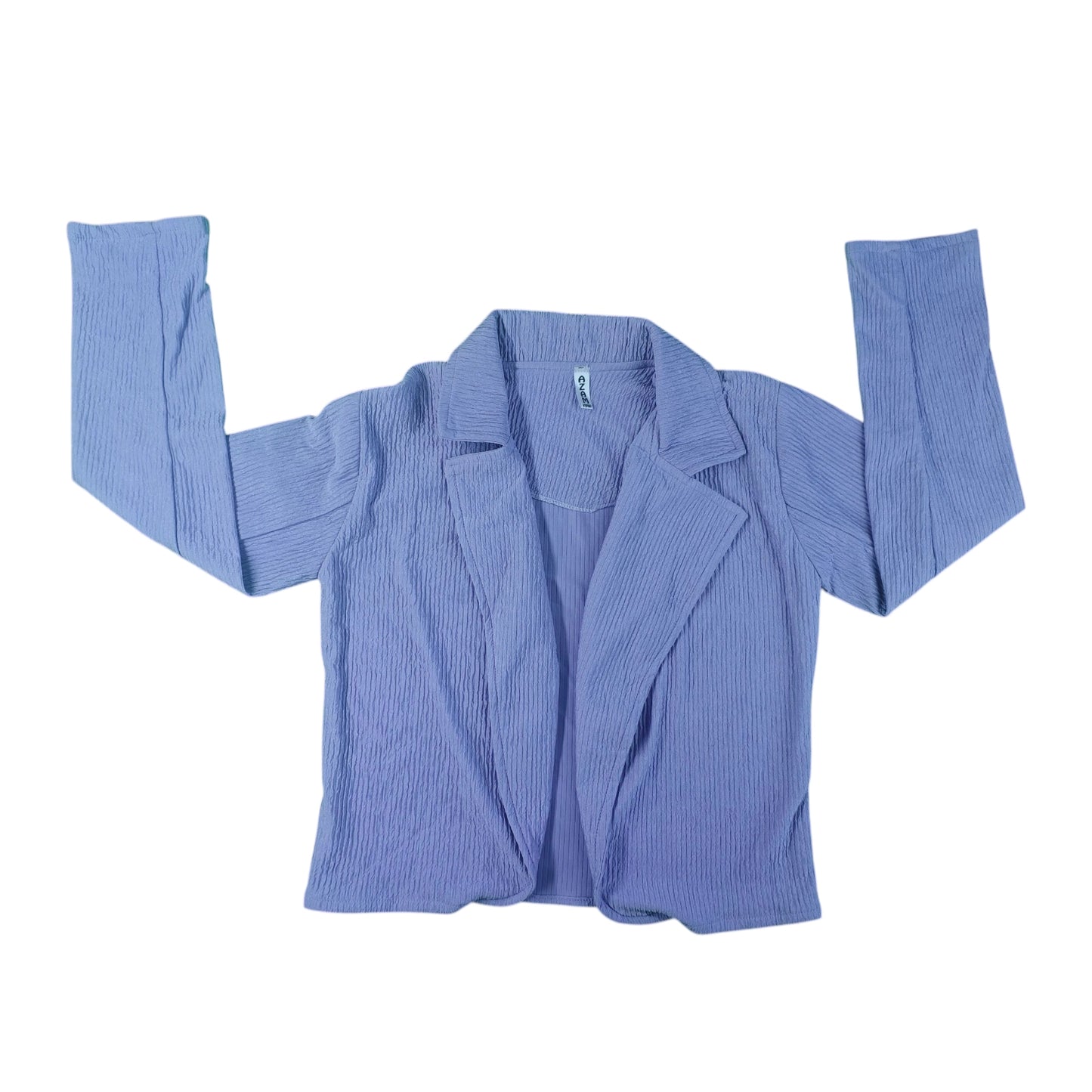 Crinkled 3-Piece Combo Set - Camisole, Blazer & Pants