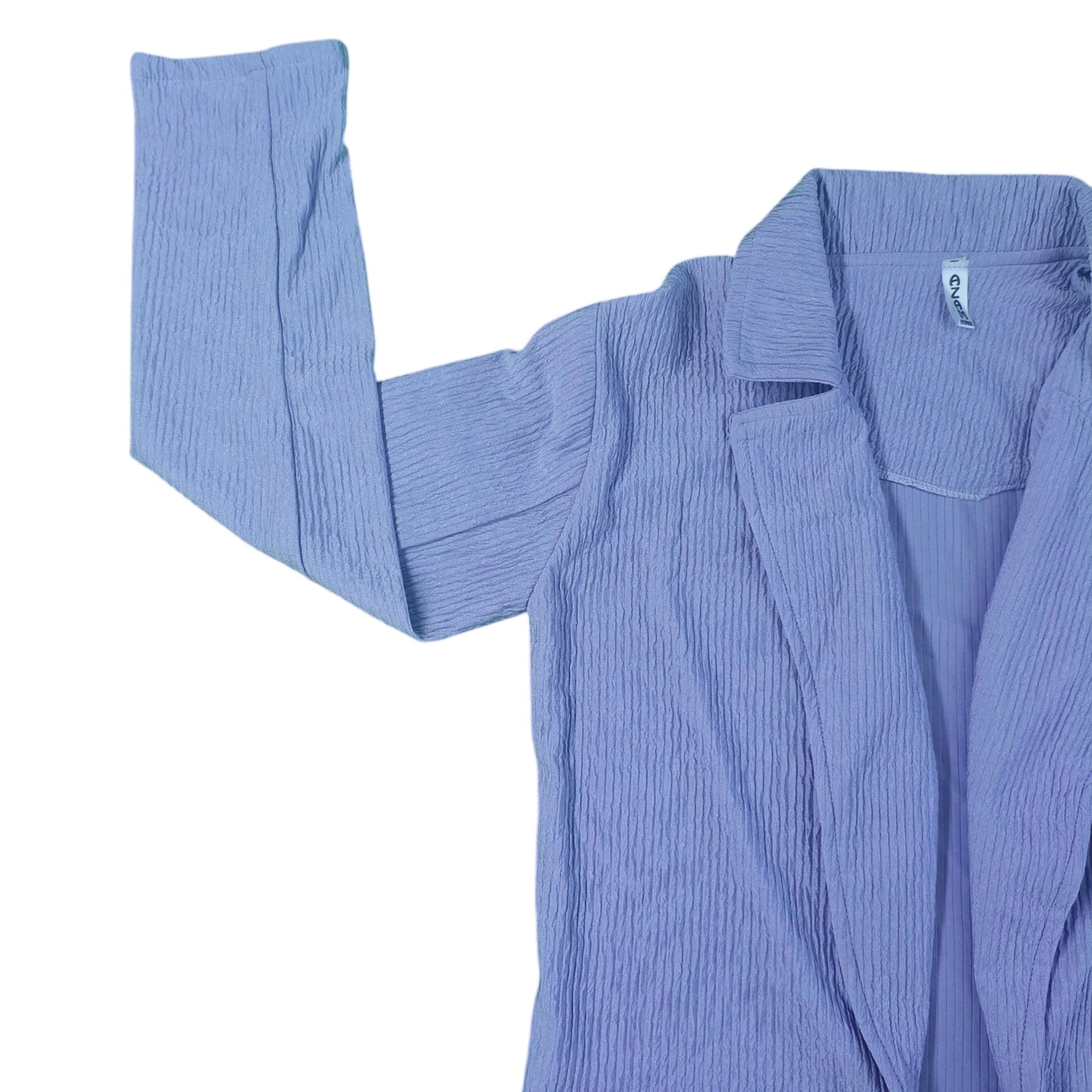 Crinkled 3-Piece Combo Set - Camisole, Blazer & Pants