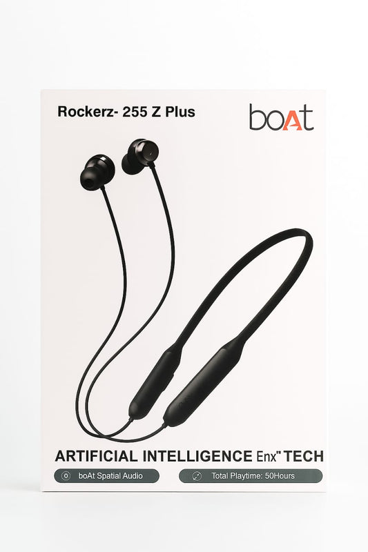 boAt Rockerz 255 Z Plus | ANC Neckband with 50H Battery