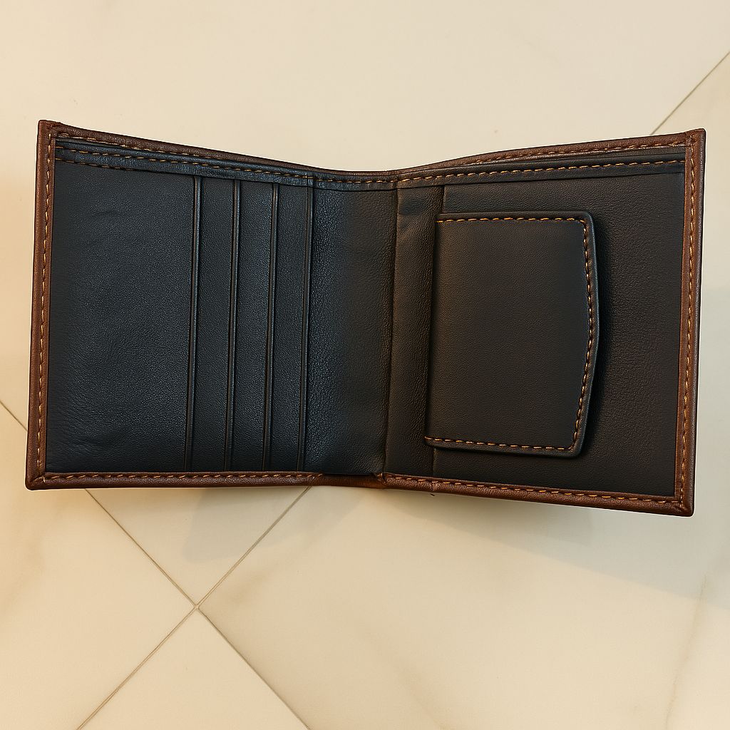Men's Genuine Leather Wallet – Classic | Bi-Fold Style