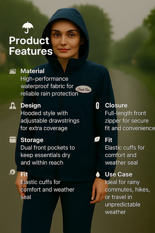 Waterproof Hooded Rain Suit – Unisex (Jacket + Pants)