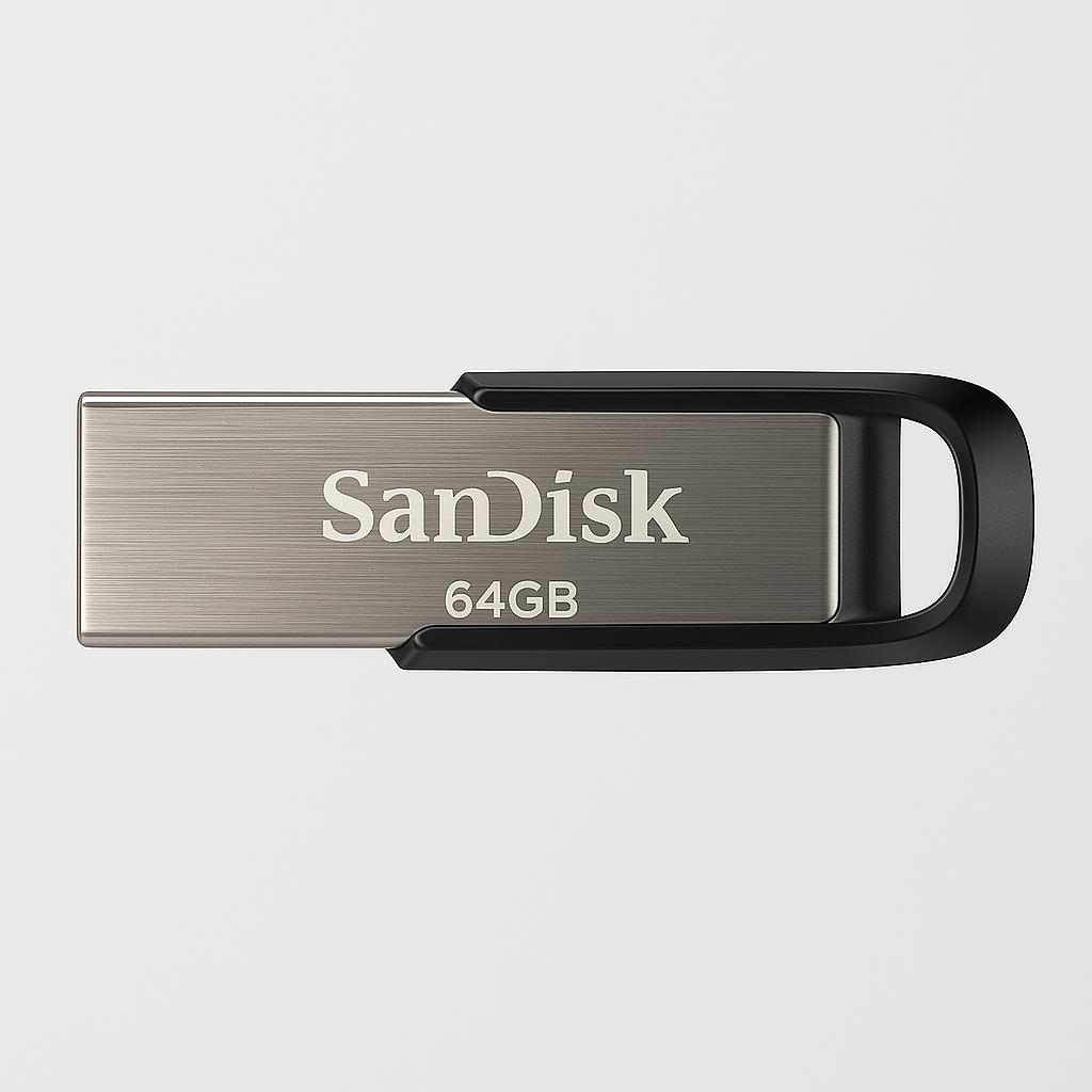 SanDisk Ultra Flair 64GB USB 3.0 Flash Drive – 150Mb High-Speed Metal Body