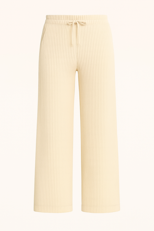 Striped Ribbed Women’s Plazo