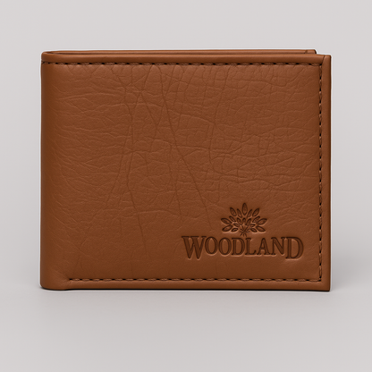 Premium Men’s Leather Wallet – Slim Bifold (Tan & Black)