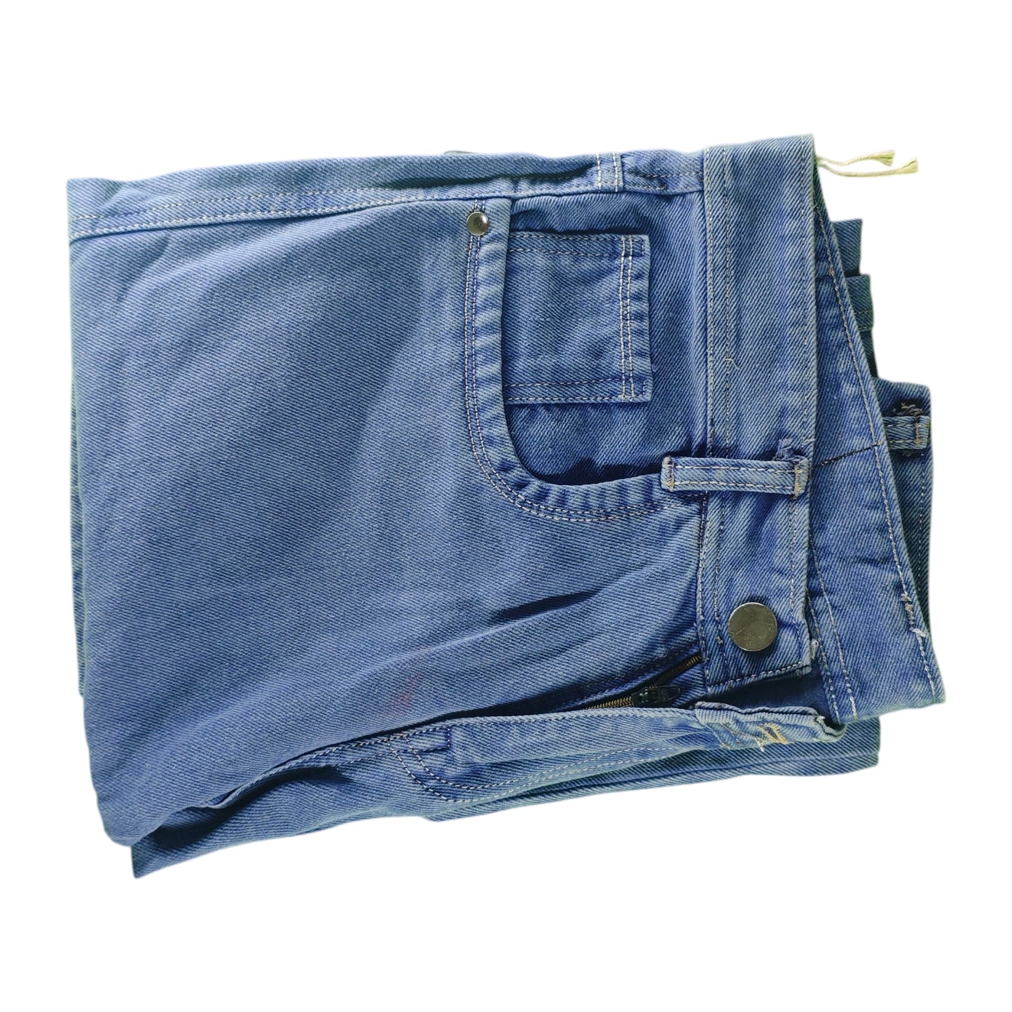 Cargo Denim Jeans with Multi-Pockets