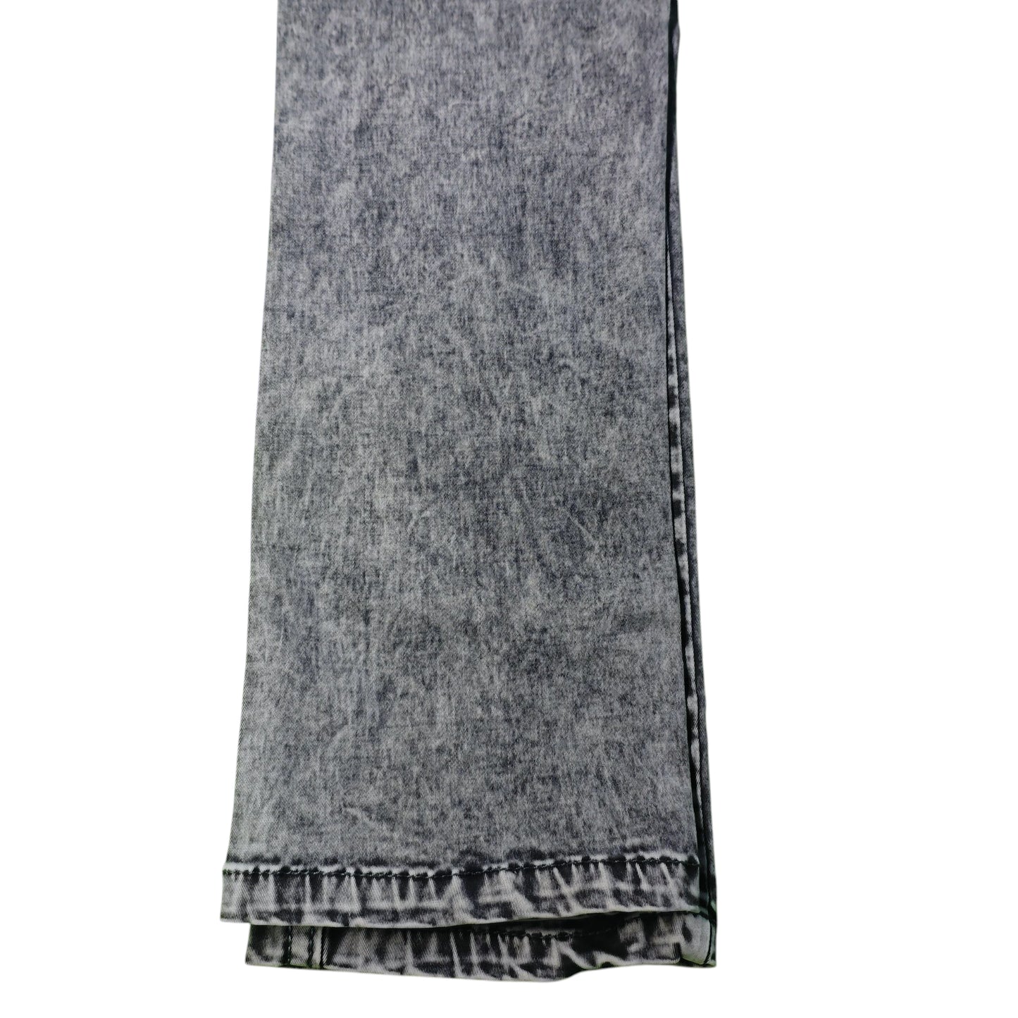 Acid Wash Cargo Jeans - Side Pocket Style