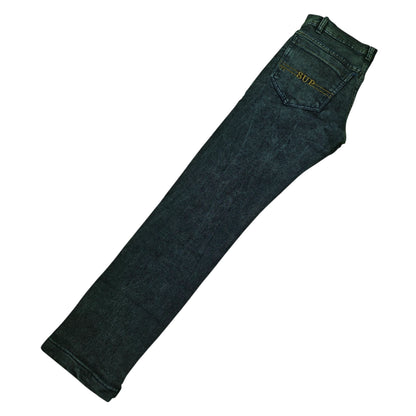 Black Classic Jeans - Comfortable Cotton Straight Fit