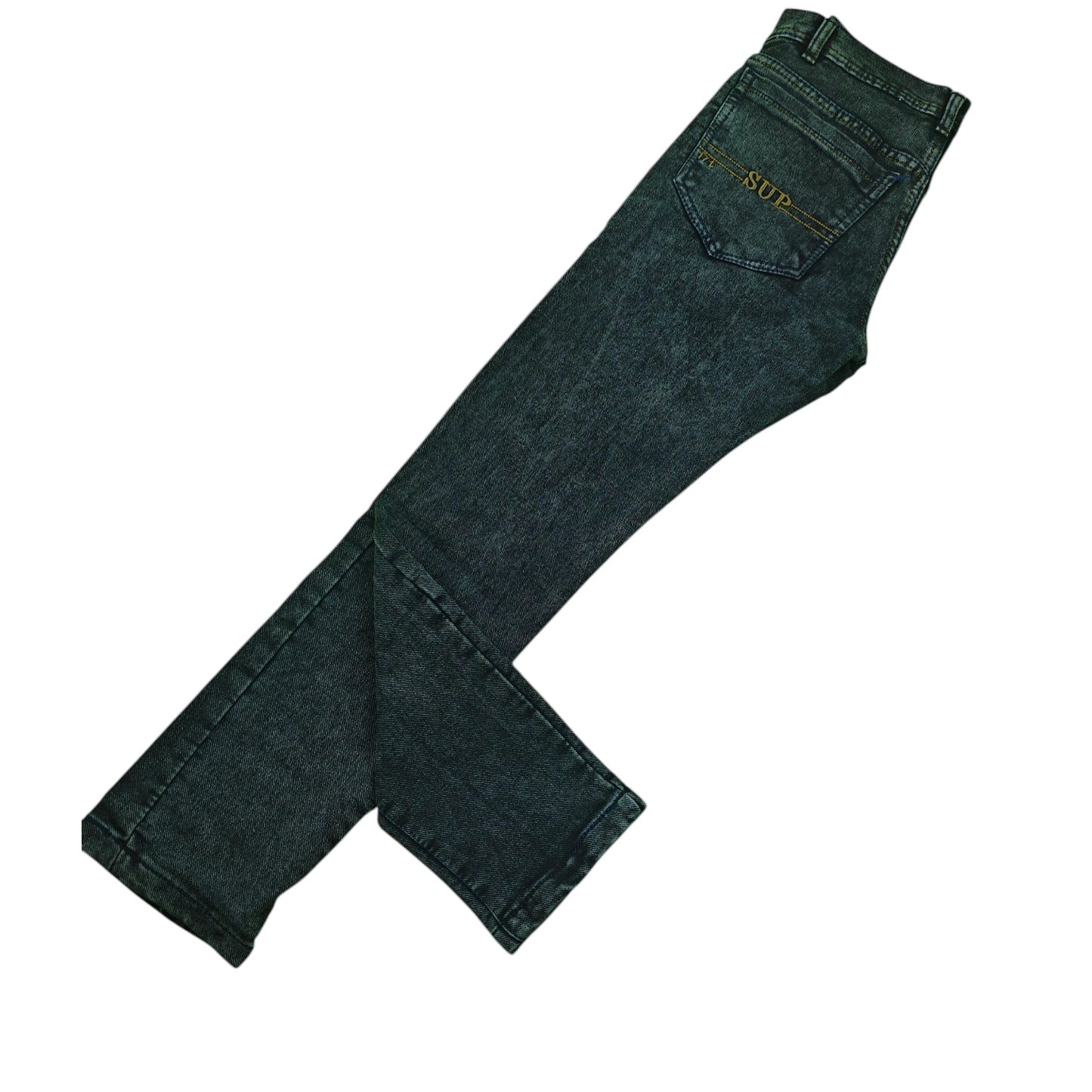 Black Classic Jeans - Comfortable Cotton Straight Fit