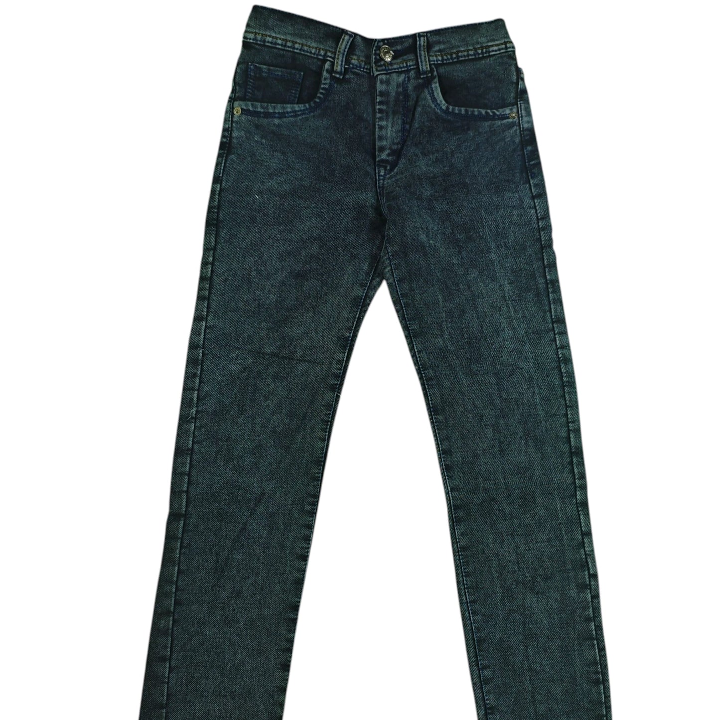 Black Classic Jeans - Comfortable Cotton Straight Fit