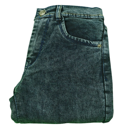 Black Classic Jeans - Comfortable Cotton Straight Fit