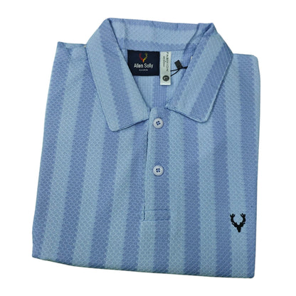 Men's Cotton-Poly Striped T-Shirt