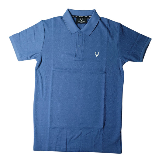 Men's Textured Polo T-Shirt