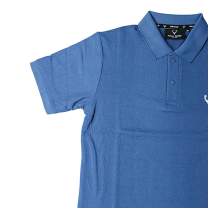 Men's Textured Polo T-Shirt