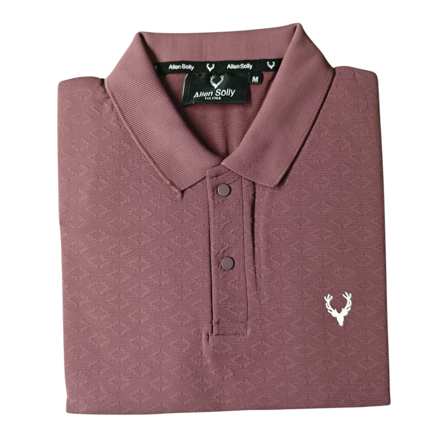 Men's Textured Polo T-Shirt