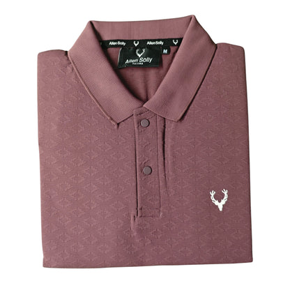 Men's Textured Polo T-Shirt