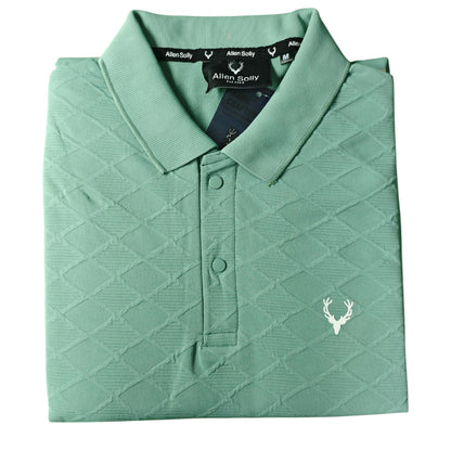 Men's Textured Polo T-Shirt
