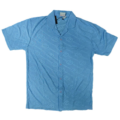 Men's Cotton-Poly Striped Shirt