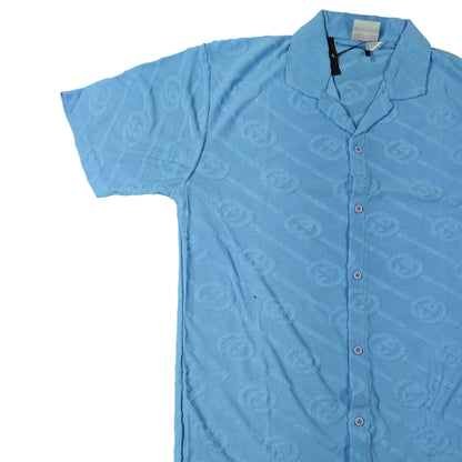 Men's Cotton-Poly Striped Shirt