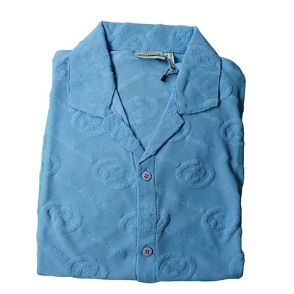 Men's Cotton-Poly Striped Shirt