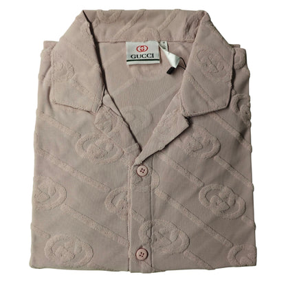 Men's Cotton-Poly Striped Shirt