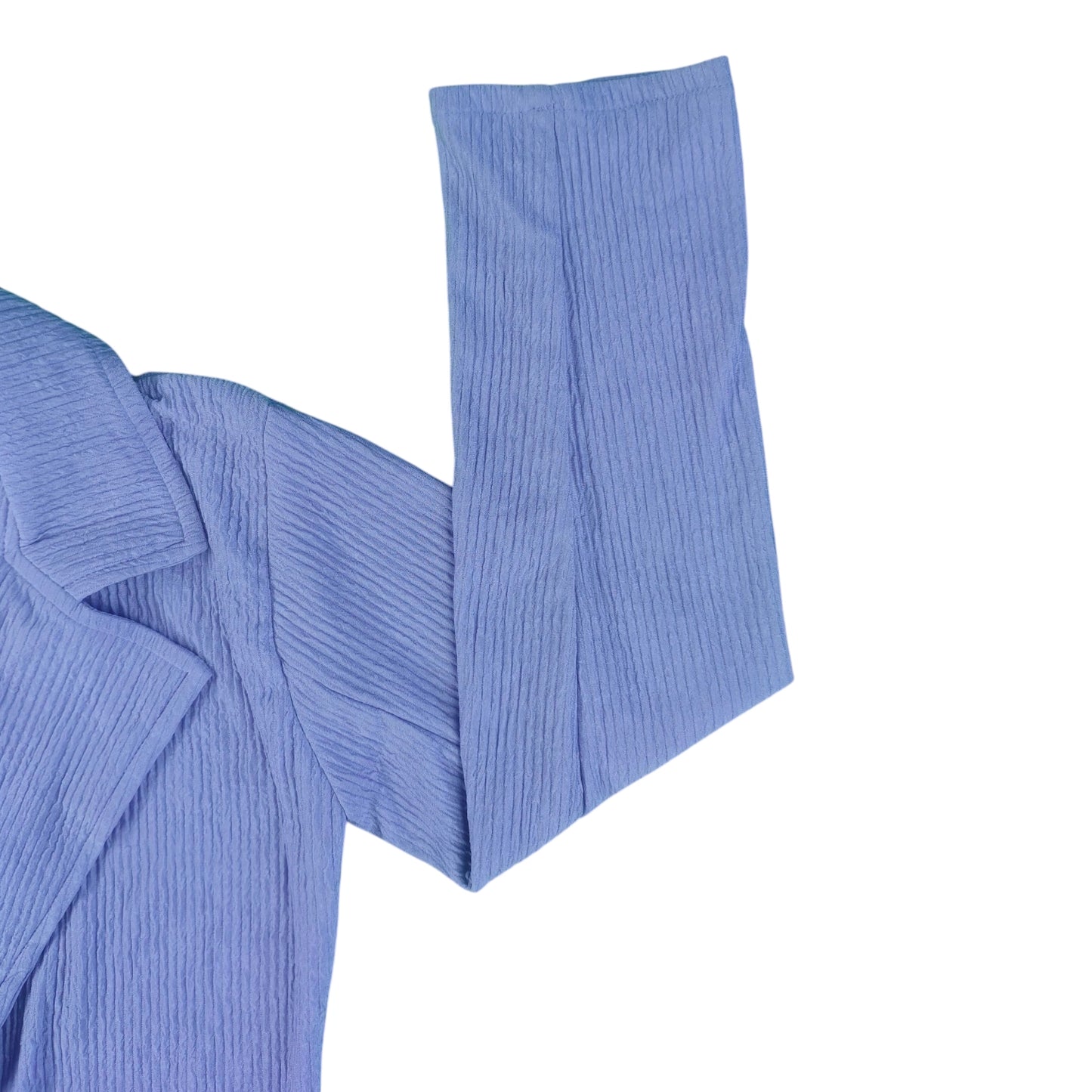 Crinkled 3-Piece Combo Set - Camisole, Blazer & Pants