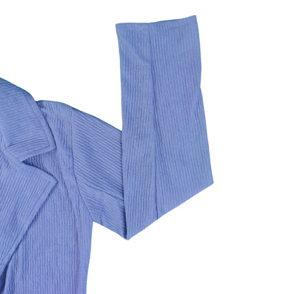 Crinkled 3-Piece Combo Set - Camisole, Blazer & Pants