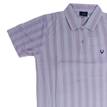 Men's Cotton-Poly Striped T-Shirt