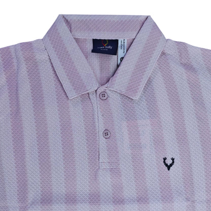 Men's Cotton-Poly Striped T-Shirt