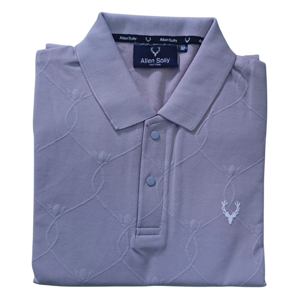 Men's Textured Polo T-Shirt