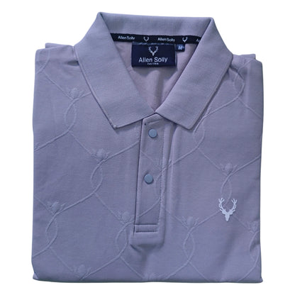 Men's Textured Polo T-Shirt