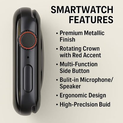 Series 9 Smartwatch – AMOLED Display | Fitness Tracker | Wireless Charging