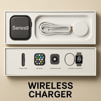 Series 9 Smartwatch – AMOLED Display | Fitness Tracker | Wireless Charging