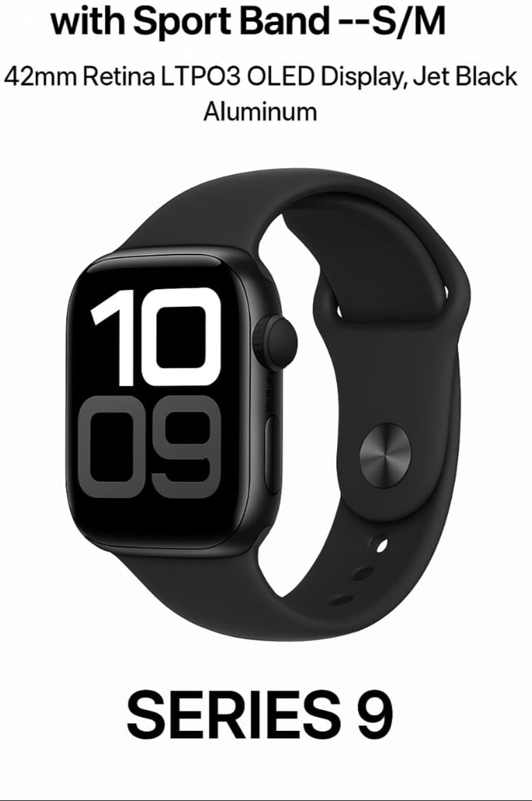 Series 9 Smartwatch – AMOLED Display | Fitness Tracker | Wireless Charging