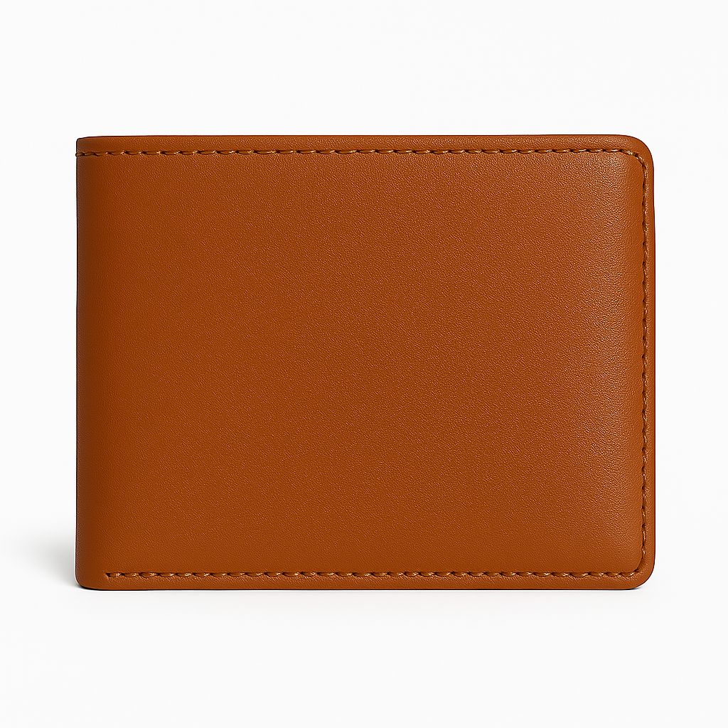 Premium Brown Bi-Fold Leather Wallet for Men