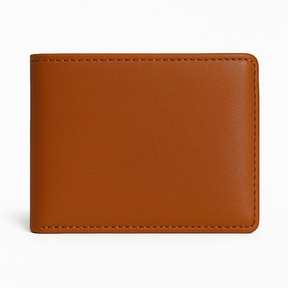 Premium Brown Bi-Fold Leather Wallet for Men