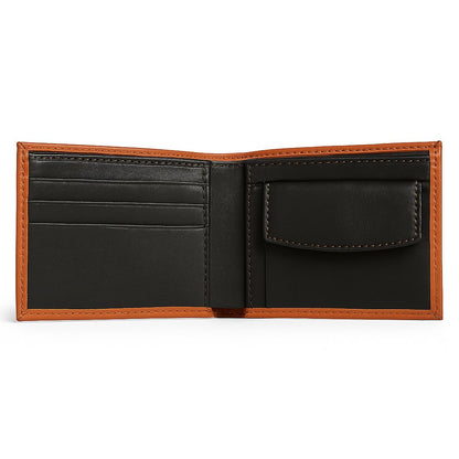 Premium Brown Bi-Fold Leather Wallet for Men
