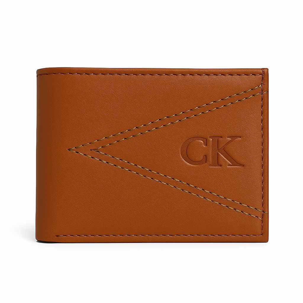 Premium Brown Bi-Fold Leather Wallet for Men