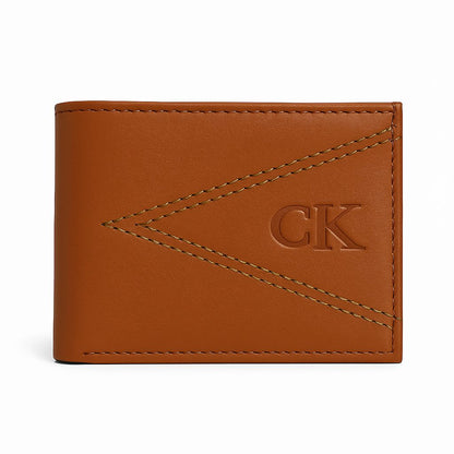 Premium Brown Bi-Fold Leather Wallet for Men