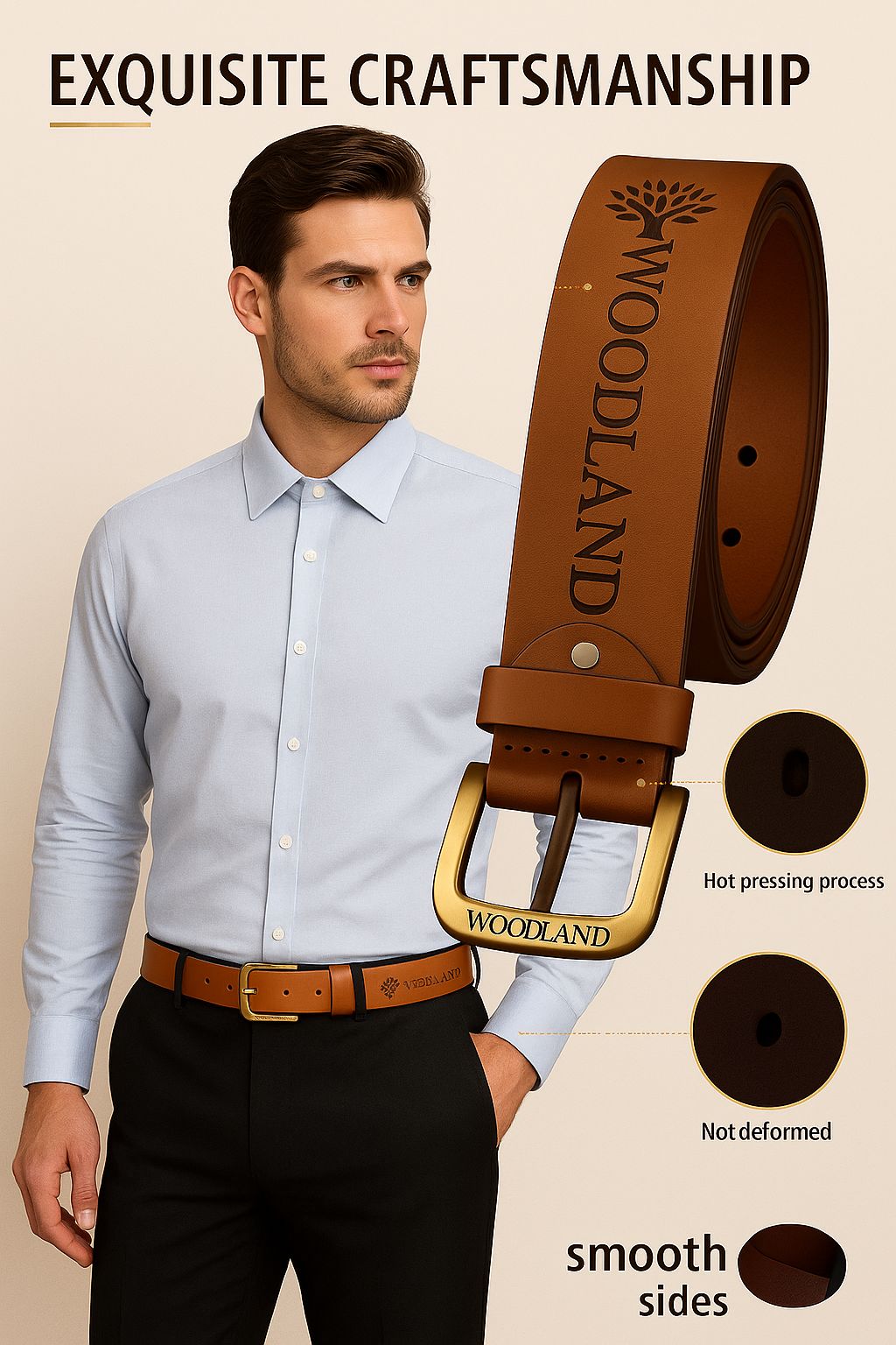 Premium Leather Belt – Exquisite Craftsmanship
