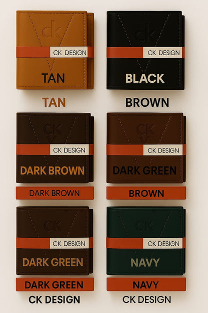 Premium Brown Bi-Fold Leather Wallet for Men