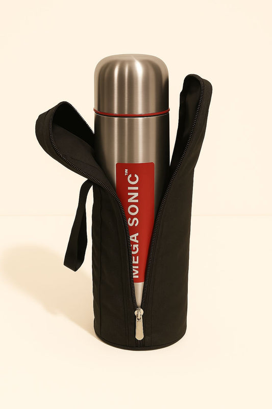 Mega Sonic™ Vacuum Flask - Hot 12H / Cold 24H - Water Bottle - Premium Quality - MAXPORO