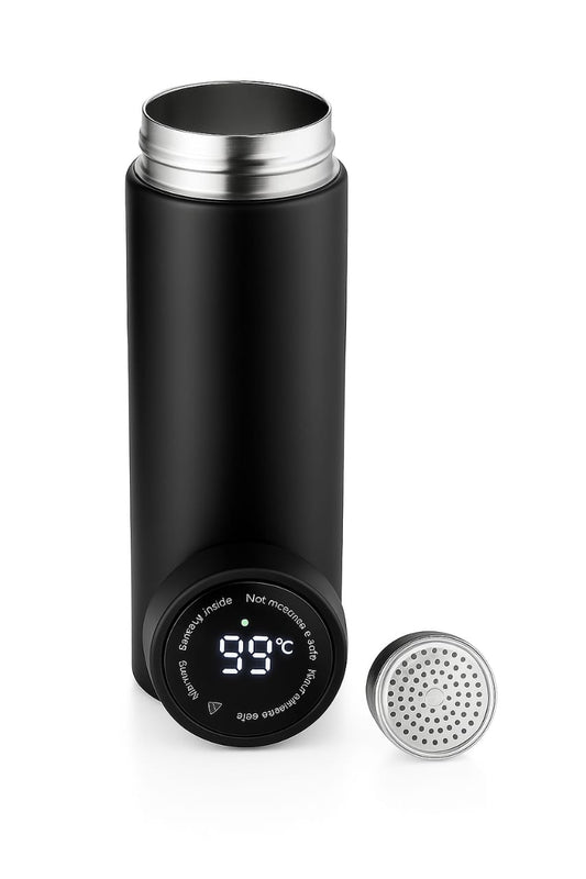 Smart Thermal Bottle – LED Temp Display | 500ml Hot & Cold Flask - MAXPORO