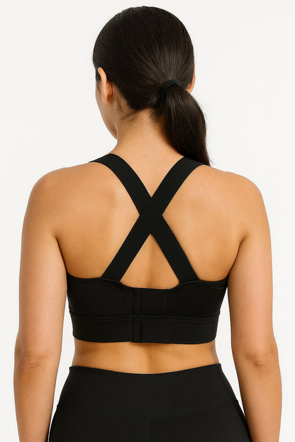 Women's Gym Sports Bra - Seamless Padded Bralette | Wireless Comfort Stretch Bra for Yoga, Running, Workout & Daily Wear - MAXPORO